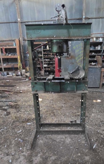 Heavy-Duty Industrial Hydraulic H-frame Shop press