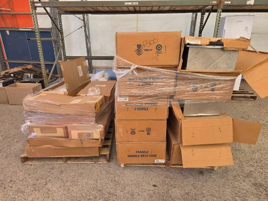 (2) Pallets w/ Boxes of Sanitizer Dispensers andPaper Towel Dispensers and Waste Receptacles