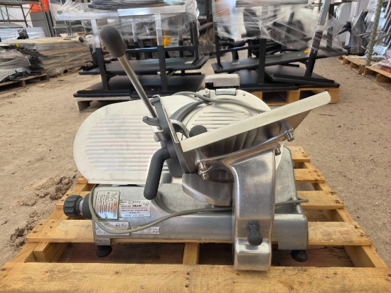 Hobart Commercial Stainless/S Manual Deli Meat Slicer, Srl# 56-1253-586