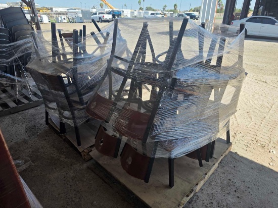 (2) Pallets w/ Chairs