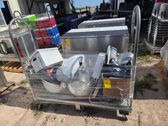 U-Boat Cart, Rolling Pins, Hobart Vegetable Slicer , Cheese Grater, Cordless Drill, Etc.