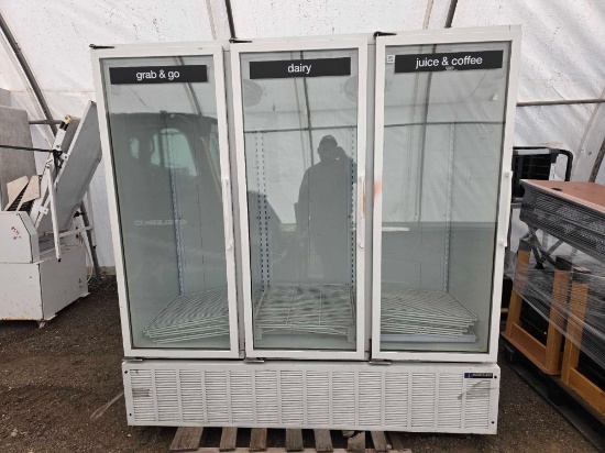 Master-BiltBMG-74 3 DoorThree-Door Commercial Glass-Dor Refrigerated Merchandiser