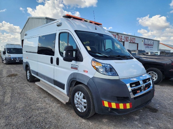 2018 Ram ProMaster 2500 Ambulance Certified Van