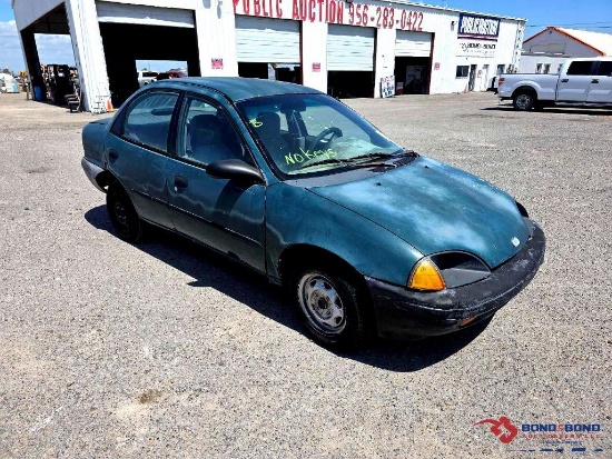 1996 Geo Metro Passenger Car, (TEXAS VSF FORMS)