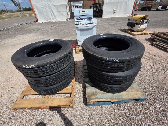 (2) Pallets w/(6) Assorted Tires