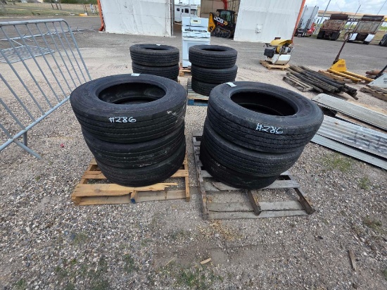 (2) Pallets w/(6) Assorted Tires