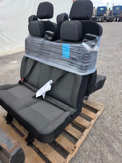 Pallet w/(2) Pairs of Passenger Seats