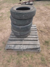 Pallet w/4 - 205/75R15 Load Range D Tires