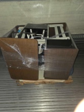 Pallet w/ Metal Desks, Blue Chair *OFFSITE BROWNSVILLE, TX