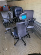 (8) Assorted Rolling Office Chairs *OFFSITE BROWNSVILLE, TX