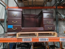 Pallet w/Double Pedestal Executive Office Desk *OFFSITE BROWNSVILLE, TX