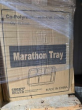 Pallet w/Boxes of Cook's Brand Marathon 6-Compartment Insulated Meal Trays *OFFSITE BROWNSVILLE, TX