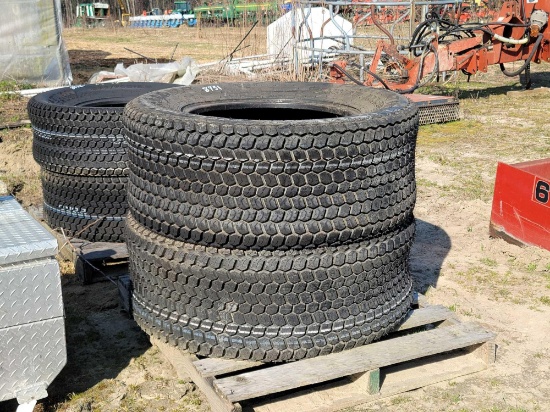 (2) FIRESTONE 460/60D24 FLOATATION TIRRS