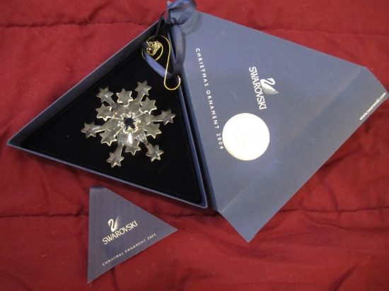 2004 Swarovski Crystal Snowflake- From Austria Original Box