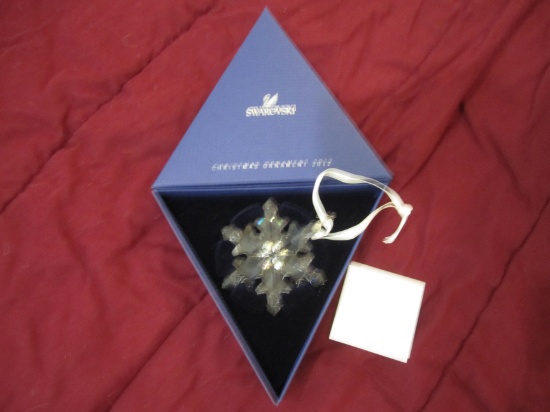 2012 Swarovski Crystal Snowflake- From Austria Original Box