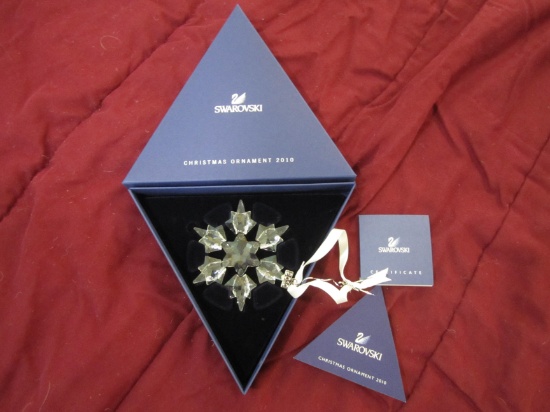2010 Swarovski Crystal Snowflake- From Austria Original Box