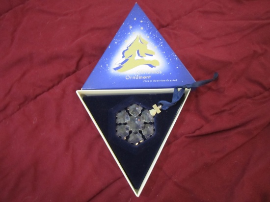 1994 Swarovski Crystal Snowflake- From Austria Original Box
