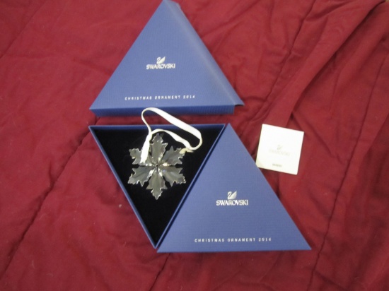 2014 Swarovski Crystal Snowflake- From Austria Original Box