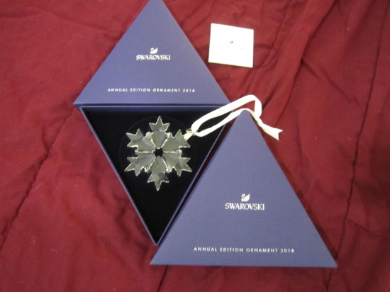 2018 Swarovski Crystal Snowflake- From Austria Original Box