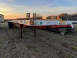 2000 UTILITY 48’ TRAILER, AIR BAGS, ADJUSTABLE RATCHETS, SPREAD AXLE