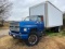 1988 FORD F-700, 22’ VAN BODY, TOMMY GATE, NOT RUNNING CURRENTLY BUT HOPE TO HAVE BY SALE DAY