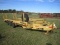 DIXIE 9-TON STEEL TRAILER, 17’ + 3’ DOVE, STEEL RAMPS, TRI-AXLE