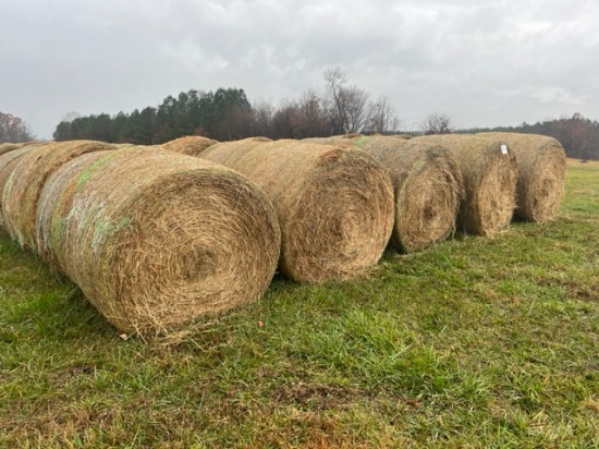 4 X 5 GRASS HAY, NET WRAP, BUYER TO LOAD