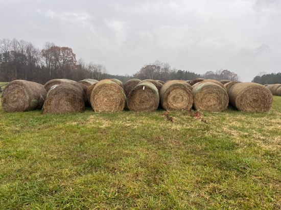 4 X 5 GRASS HAY, NET WRAP, BUYER TO LOAD