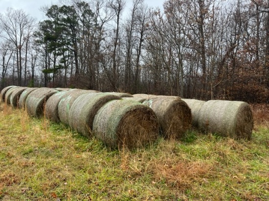 4 X 5 GRASS HAY, NET WRAP, BUYER TO LOAD - ERNIE