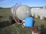 500 GAL ALUMINUM NURSE TANK W/ PUMP