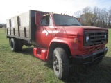 1983 GMC 7000 GAS, 5 SD W/ 2 SD TRANS, 15’ TWIN CYL DUMP (STARTER WIRING ISSUES)