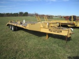 2006 MILLENNIUM 10-TON TRAILER, 19’ DECK + 5’ DOVE, DUAL TANDEM AXLE, STEEL RAMPS, PINTOL HITCH