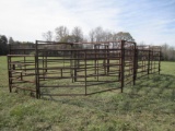 W & W SWEEP TUB, ALLEY & HOLDING PEN (SOME OF THE BOTTOM SPREADERS ARE RUSTED)