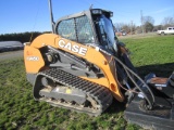 CASE TV450 SKID STEER, TRACKS, CAB, DSL, 457 HRS, SN: JAFTV450LKM472487 (LIKE NEW)