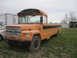 1986 FORD BUS, DSL, AUTO TRANS, 24’ SHEPPARD DRAGBELT BODY