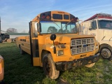 1986 FORD BUS, DSL, AUTO TRANS, 24’ SHEPPARD DRAGBELT BODY