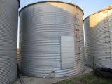 UNICO 3000 BU GRAIN BINS, DUPLEX FAN, BIN SWEEPS (THESE BINS ARE JUST EAST OF SALE ¼ MILE ON 222 IN