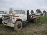 1984 CHEVROLET C-70 10-WHEELER, GAS ENGINE, 5 SPD TRANS, AIR BRAKES, 21’ STEEL BODY, NOT RUNNING