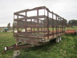 20' X 8' SEEL TRAILER, TENDEM AXLE