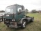 1999 GMC T-7500 CAB-OVER TRACTOR, SINGLE AXLE, CAT DSL ENGINE, 5SPD TRANSMISSION, AIR RIDE SUSPENSIO