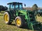 JD 6115 D MFWD CAB TRACTOR W/653 SELF-LEVELING LOADER