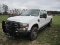 2009 FORD F250, POWER STROKE DSL, 4X4, LONG BED, AUTO TRANSMISSION, EXTENDED CAB, GOOSENECK HITCH; 2