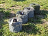 (4) ROLLS OF BARBWIRE