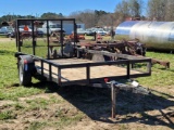 6 X 12 S/A BUMPER PULL TRAILER