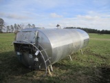 APPROX 2000 GALLON STAINLESS STEEL TANK