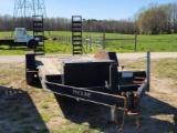 TANDEM AXLE TRAILER W/FLOP RAMPS