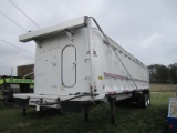 1997 BENSON ALUMINUM DUMP TRAILER, 34'