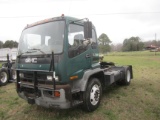 1999 GMC T-7500 CAB-OVER TRACTOR, SINGLE AXLE, CAT DSL ENGINE, 5SPD TRANSMISSION, AIR RIDE SUSPENSIO