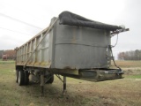 1998 24' STEEL DUMP TRAILER, LOAD COVER (NEW CYLINDER)