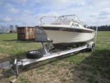 GRADY WHITE BOAT, 24', ALUMINUM TRAILER